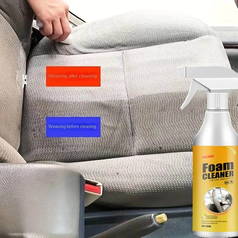 Multifunctional Car Upholstery Cleaner – Waterless, Powerful De-Greasing Seat Cleaner for Universal Use 4