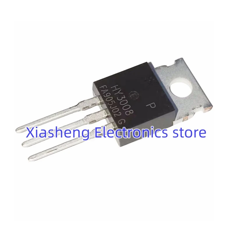 

New Original 10Pcs HY3008P HY3008 TO-220 80A 100V MOSFET Field-effect Transistor Consumer Electronics Components Good Quality