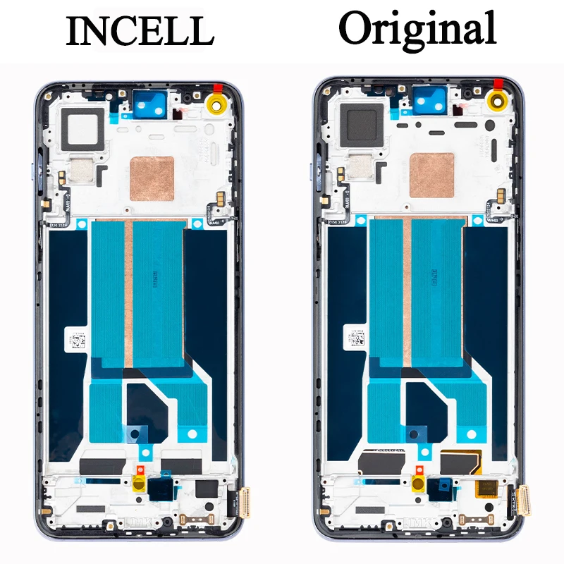 100% ׽Ʈ AMOLED LCD, OnePlus Nord 2 5G ÷, ġ ũ Ÿ г ,  ִ LCD ũ, DN2101 DN2103