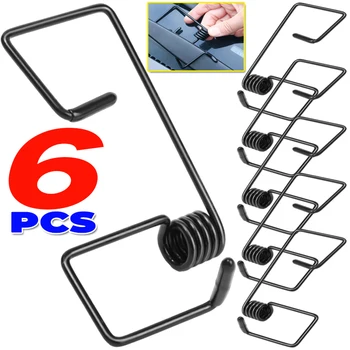 2/4/6Pcs Windshield Wiper Booster Spring Universal Wiper Fastener Reduce Noise&Vibration Aniti Sratch Rubber Wiper Gripper