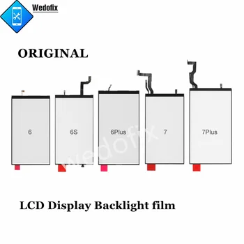 원래 LCD 디스플레이 백라이트 필름 아이폰 6 7 8 Xr 11 LCD 화면 리퍼브 3D 터치 플렉스, 5 개/묶음