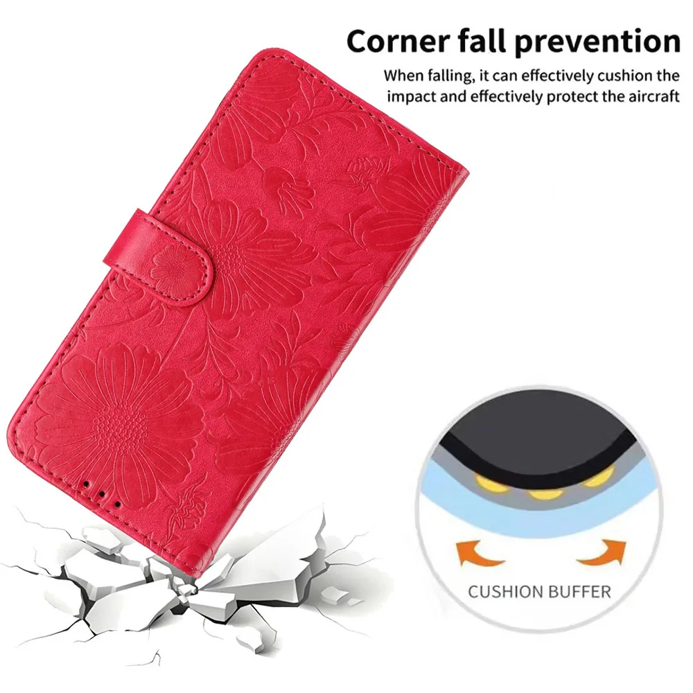Elegant Leather Wallet Case with Card Storage - Premium Phone Cover