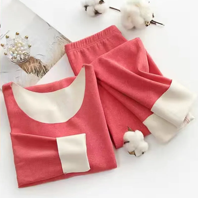 1 مجموعة الشتاء النساء ملابس اخلية حرارية سيدة طوي...