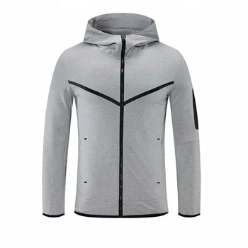 Chándal Chaqueta de moda casual para hombre tipo polo con capucha nueva prenda deportiva de abrigo para otoño e invierno fabricada en China 1