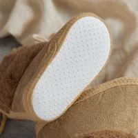 Autumn Winter Warm Newborn Girls Boys Snow Boots Solid Pompom Toddler Baby Soft Sole First Walker Fluffy Cute Non Slip Shoes 6