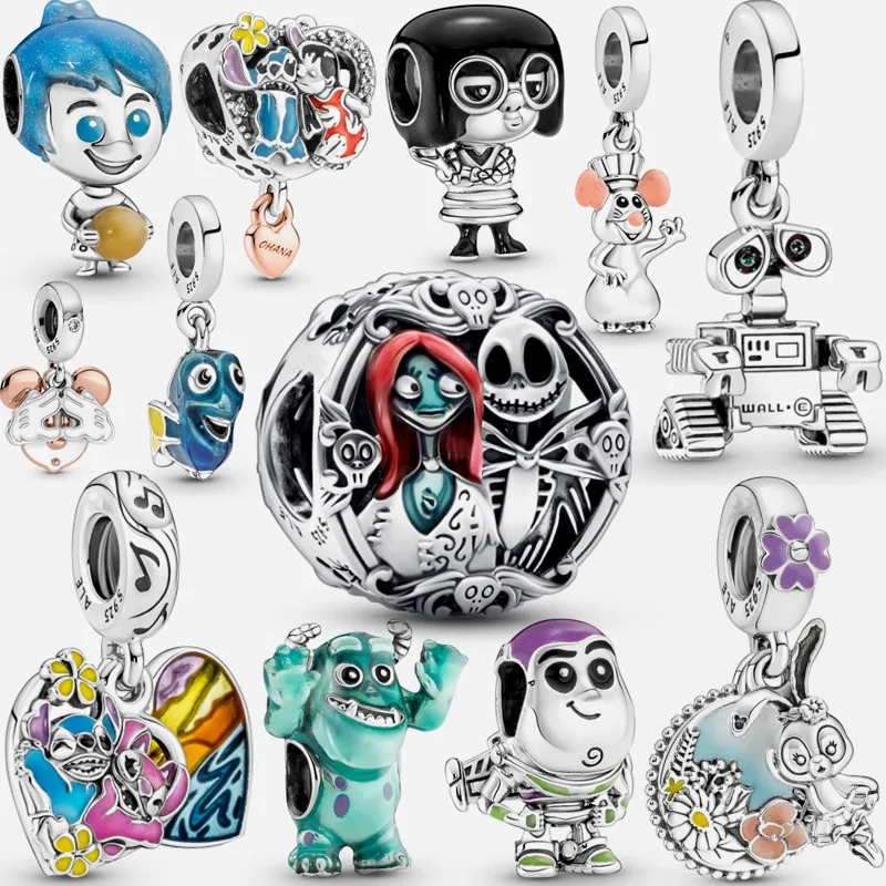 

New Arrival 925 Sterling Silver Dangle Charm Beads Fit Original Pandora Bracelet Silver S925 Jewelry Gift hot