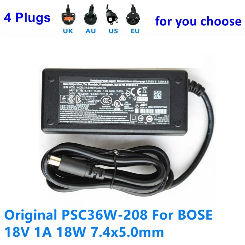 Original 18V 1A AC DC Adapter Charger For BOSE PSC36W-208 PSM36W