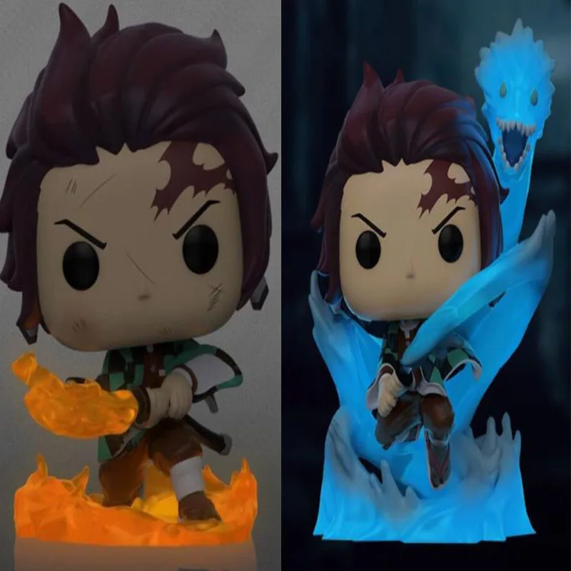 

Милая виниловая экшн-фигурка, игрушка, рассекающий демонов камадо танджиро 873 874 с огневым лезвием