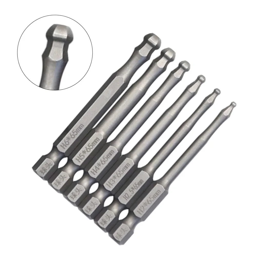 

Ball Head Hexagonal Wind Screwdriver Head Metric Hexagonal Screwdriver Head Magnetic Electric Drill Bit Screwdriver Hand Tool