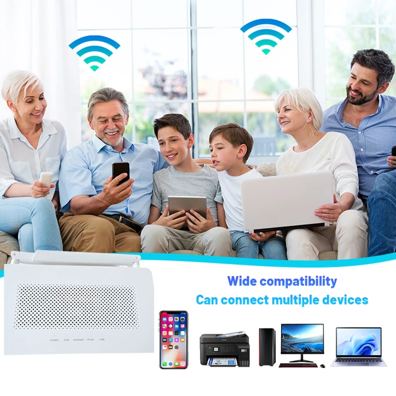 EG8145v5 router dual band dual band 5G optical modem EPON GPON ONU for FTTH ONU fiber optic modem 4GE+2USB+1POTS+WIFI 2.4G/5.0