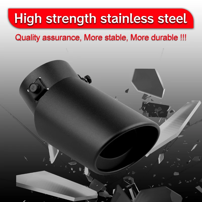 2.5" Car Exhaust Muffler Tip Rear Tail Pipes