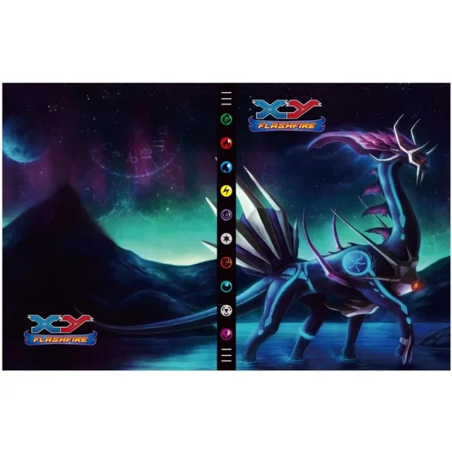 540PCS Trading Card Binder  Anime  Dragon Theme Collector's Album with Protective Sleeves Gift for Card Game Enthusiasts 2
