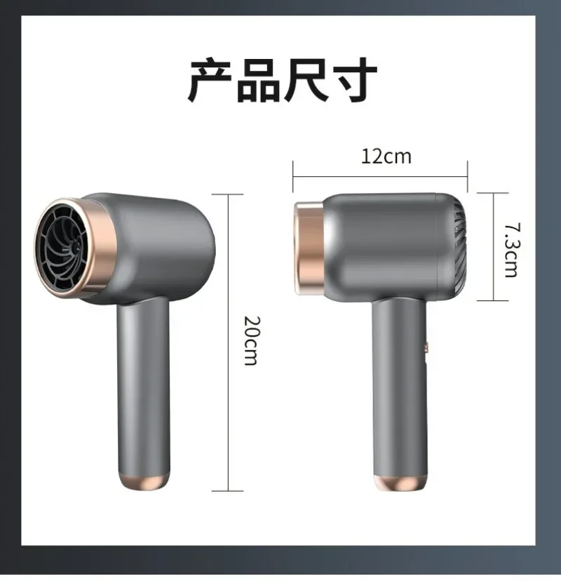 Wireless Charging Hair Dryer Household High-speed Negative Ion Hair Dryer 1000W High Power Low Noise Airflow Hot and Cold Air 4