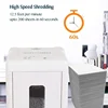 WOLVERINE 15-Sheet Super Micro Cut High Security Level P-5 Heavy Duty Paper/CD/Card Shredder for Home Office 3