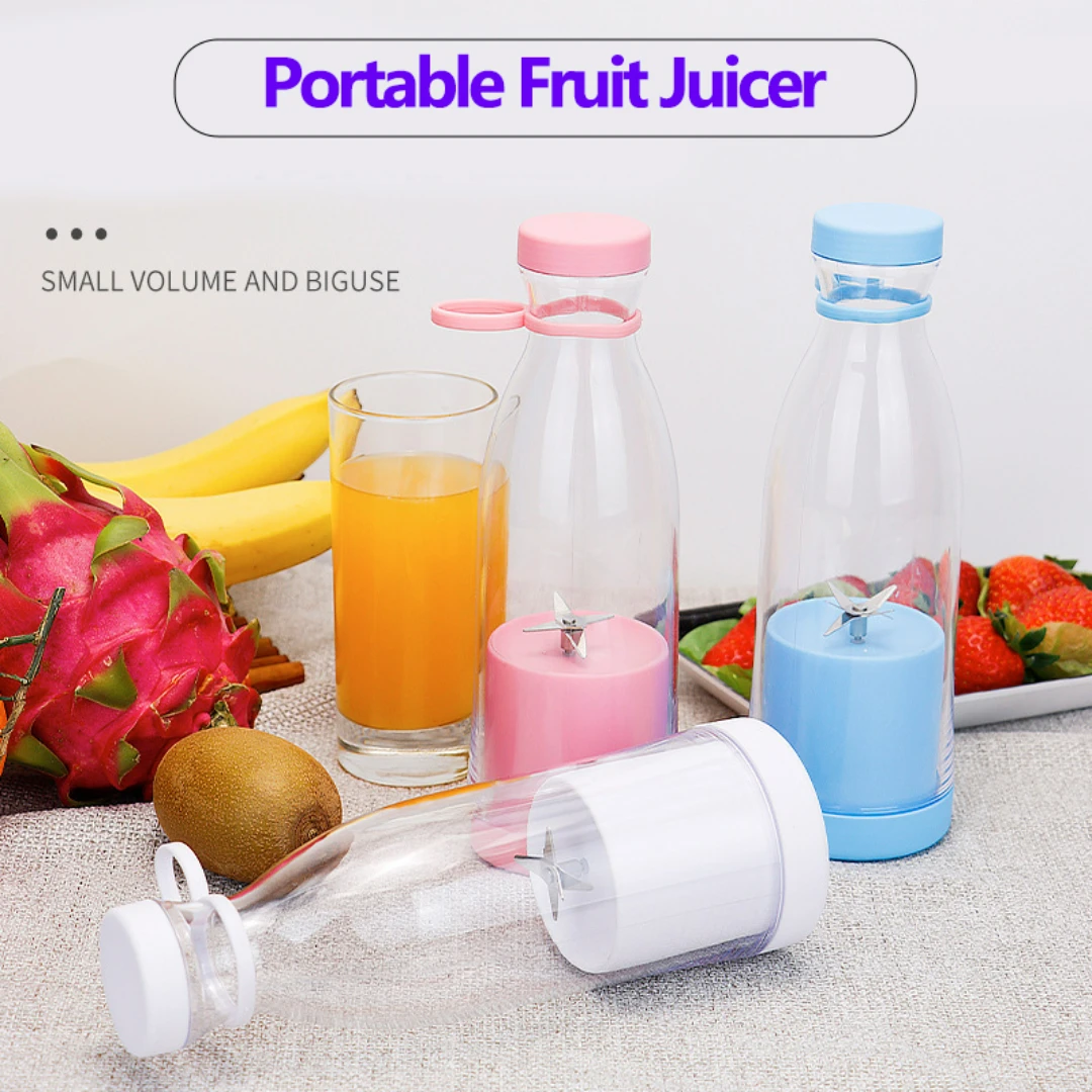 Portable Wireless Electric Blender Juicer Cup Fresh Fruit Juice