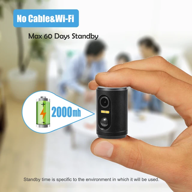 Mini Telecamera WiFi 4K - Batteria Integrata, Visione Notturna E Movimento - Foto 8