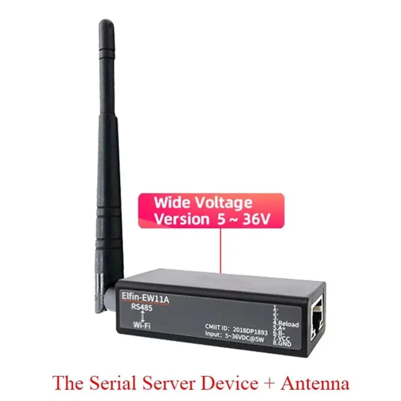 핫세일 EW11 EW11A 미니 RS485 시리얼 서버 - WIFI 모드버스 RJ45 컨버터 (내장 웹 서버 모듈 컨버터 포함)