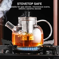 1800ML Home And Kitchen Transparent Glass Water Jug Camping Water Bottle Cold Coffee Pot Coffeeware Teaware Drink ItemsKettle 3