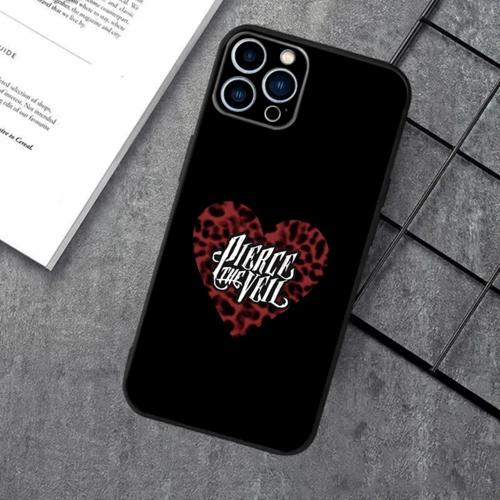 Pierce The Veil Band Silicone Black Phone Case Cover