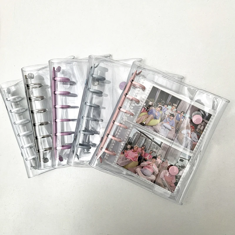 Kpop Idol Photocard Album with 3D Sticker Cover and Inner Pages