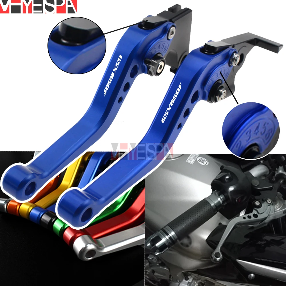 

Motorcycle Adjustable Handles Lever Short Brake Clutch Levers For SUZUKI GSX650F GSX650 2008-2015 2014 2013