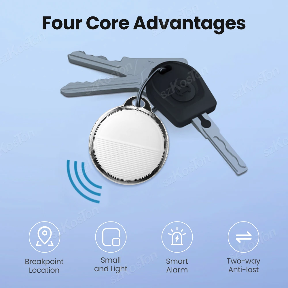 Mini GPS Tracker For Apple Find My Key Smart Tag for Luggage Keys Wallet Bags Suitcase Lost Smart Bluetooth Tracker IOS