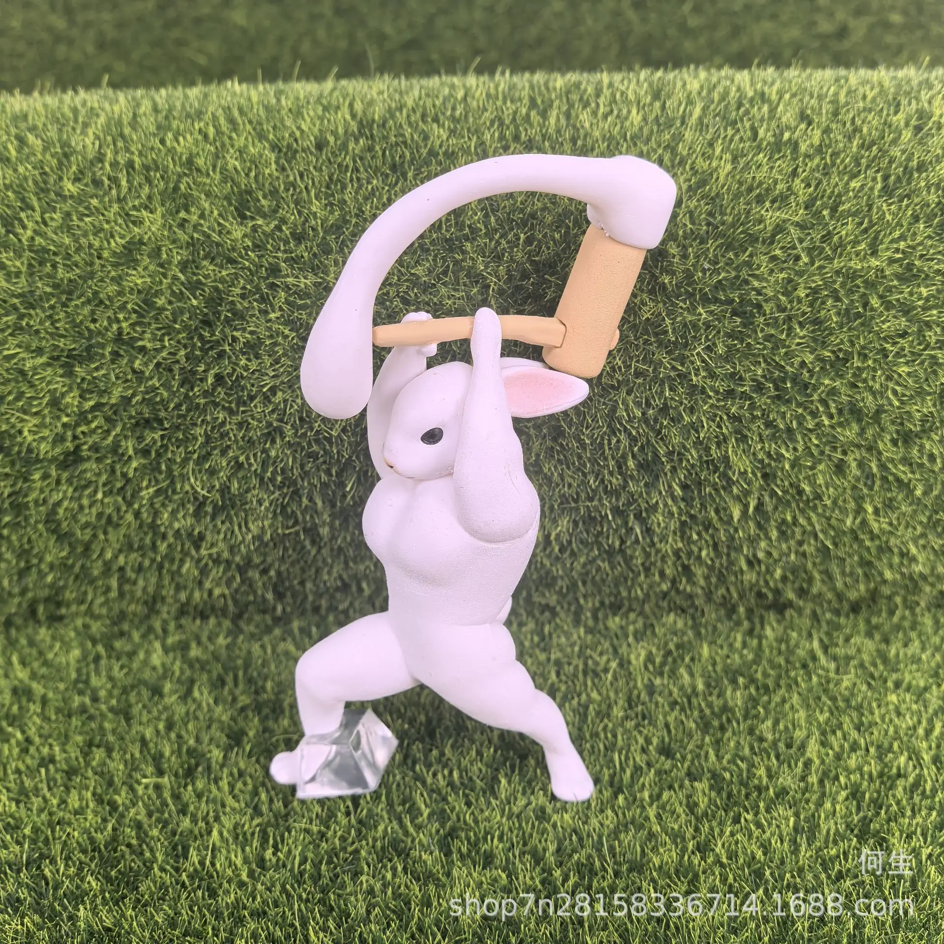 Japanische Muskel-Mochi-Hasen-Blindbox-Spielzeuge, Niedliche Anime-Figuren, Sammlerstücke und Dekorationen – Detail 7