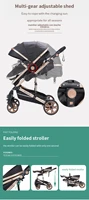 3 in 1 Baby Stroller with Car Seat and Foldable Baby Carriage
