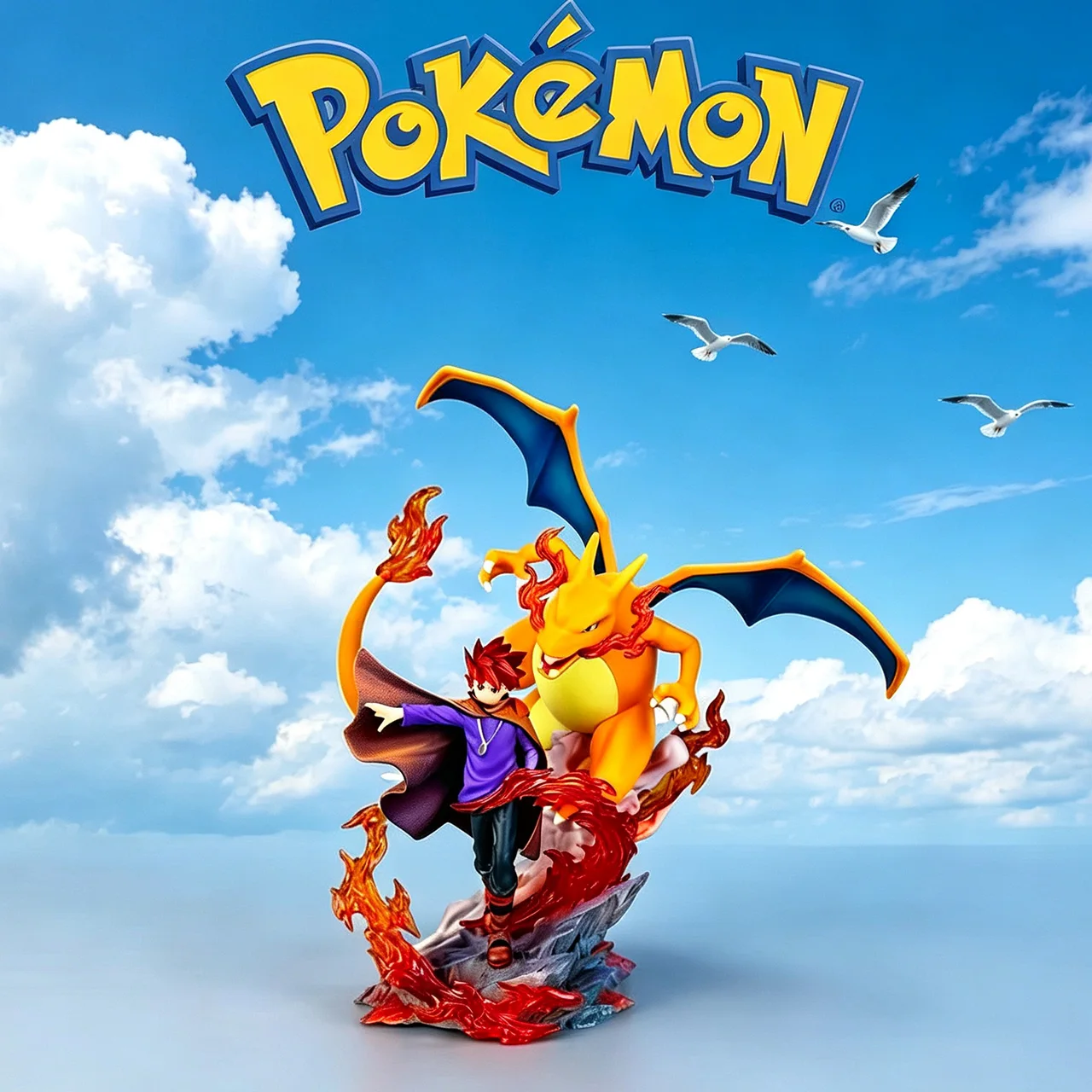 Anime Charizard Action Figure - 17cm PVC Statue Collection Toy Gift