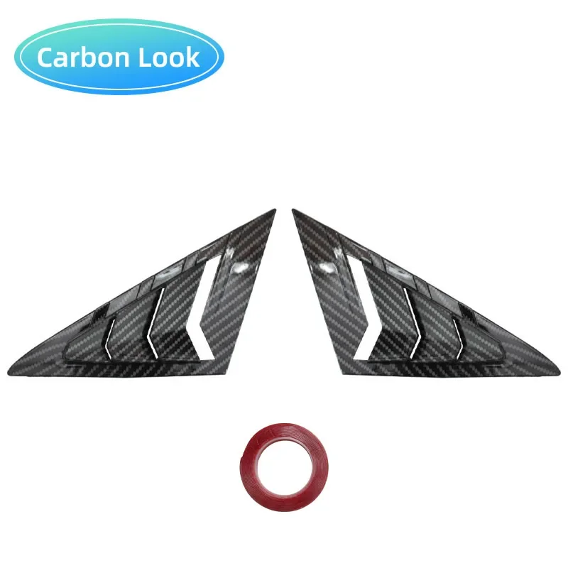 Copertura Persiane Per Golf 7 MK7/MK7.5 | 2013-2019 | Finestrino Laterale | Carbon Look | Adesivo