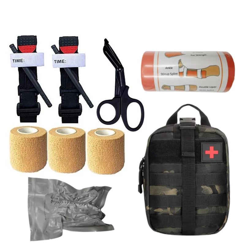 Trousse De Premiers Secours Militaire Russe – Avec Tourniquet Et Bandages, Authentique