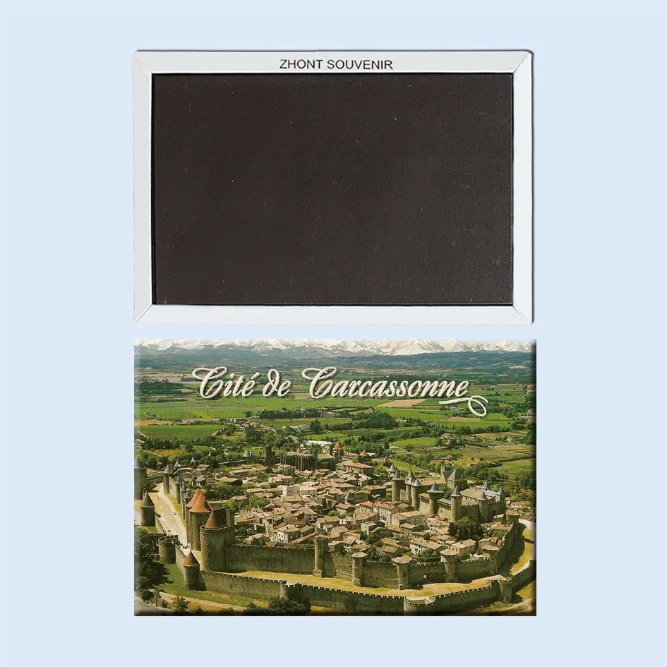 A Beautiful Ancient City In The South Of France Carcassonne  22480 ,  Souvenirs Of Worldwide Tourist;Fridge Magnet Gift