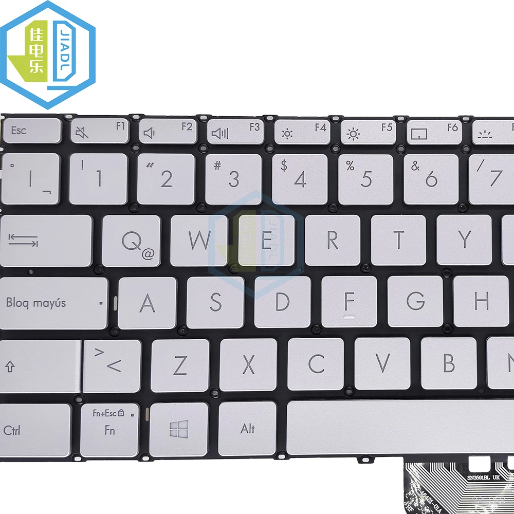 Teclado Retroiluminado para Asus Latino e Espanhol Zenbook 14 Ux425 Um425 Ux425ea Ux425ia Notebook Teclados de Substituição Sg-b09202ea Ux425ia - Imagem 2