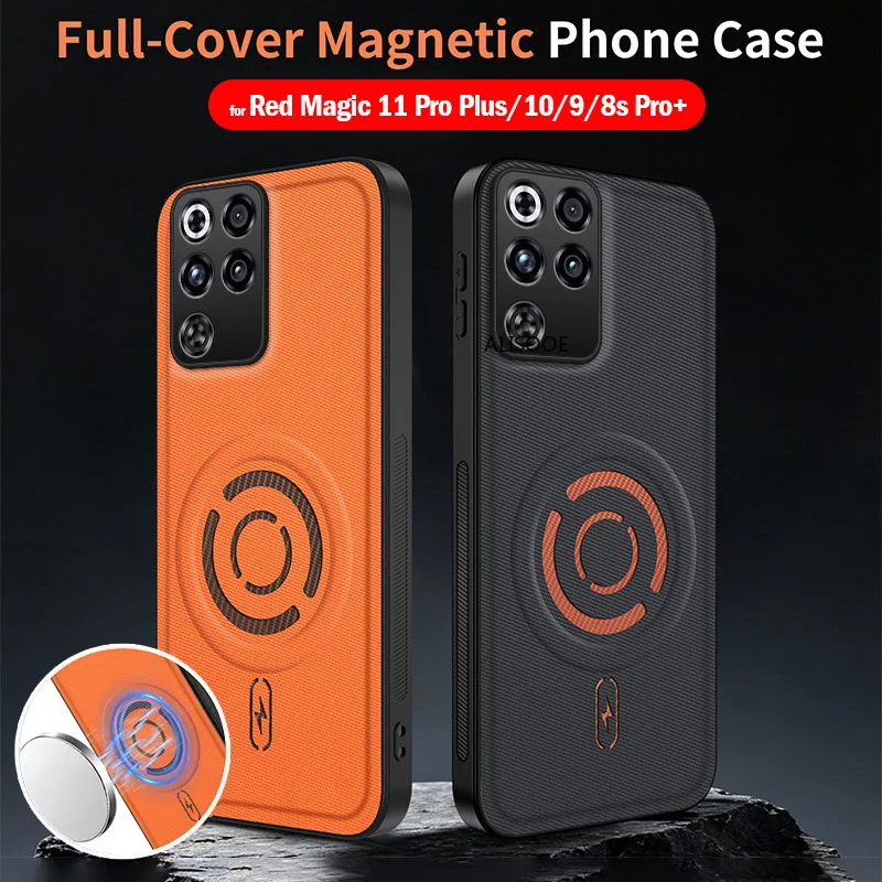 Enhanced Magnetic Solid Color PU Leather Protective Phone Case