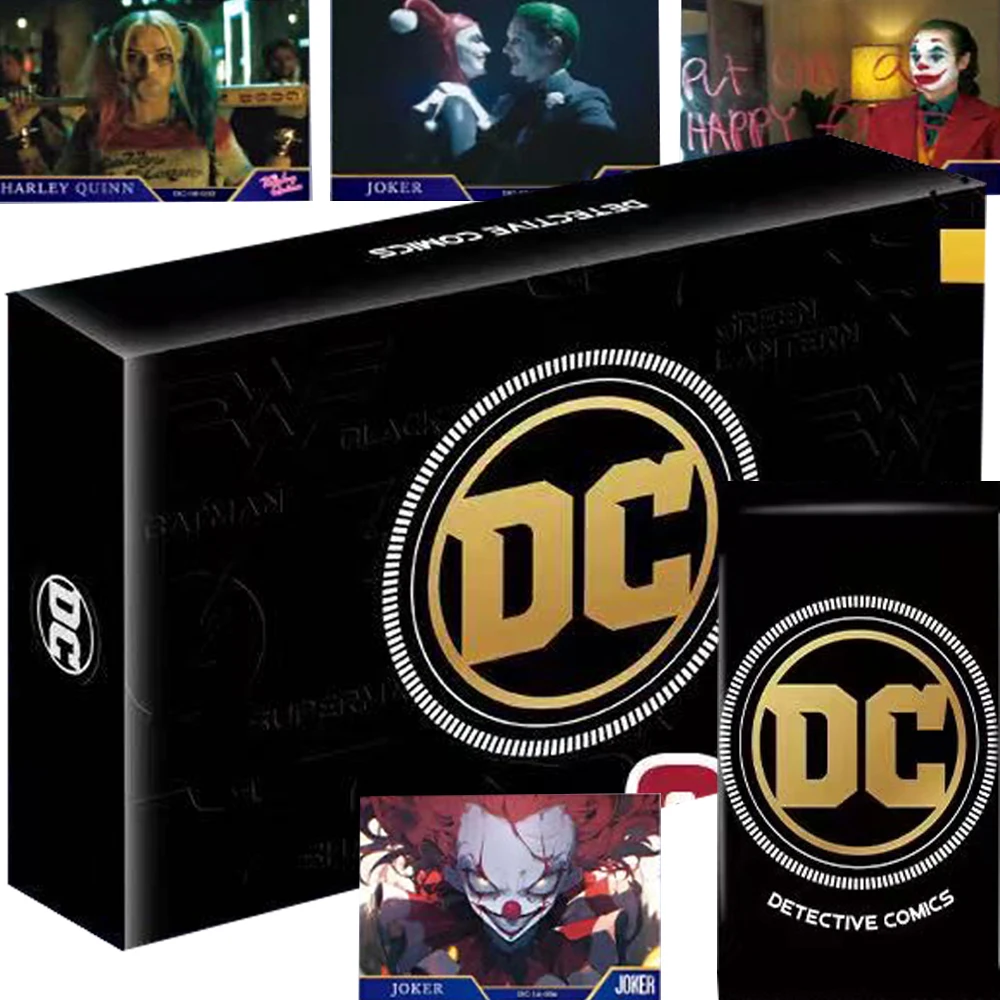 

Genuine DC Collection Cards For Fans Justice League Batman Superman The Joker Classic Scene Cards Hot Selling Game Toys Gifts