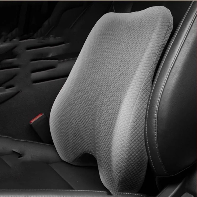 Car Driver Pillow Space Memory Foam Car Lumbar Support Back Cushion Car Seat  Neck Pillow Auto Pillow Cushion Car Accessories - AliExpress