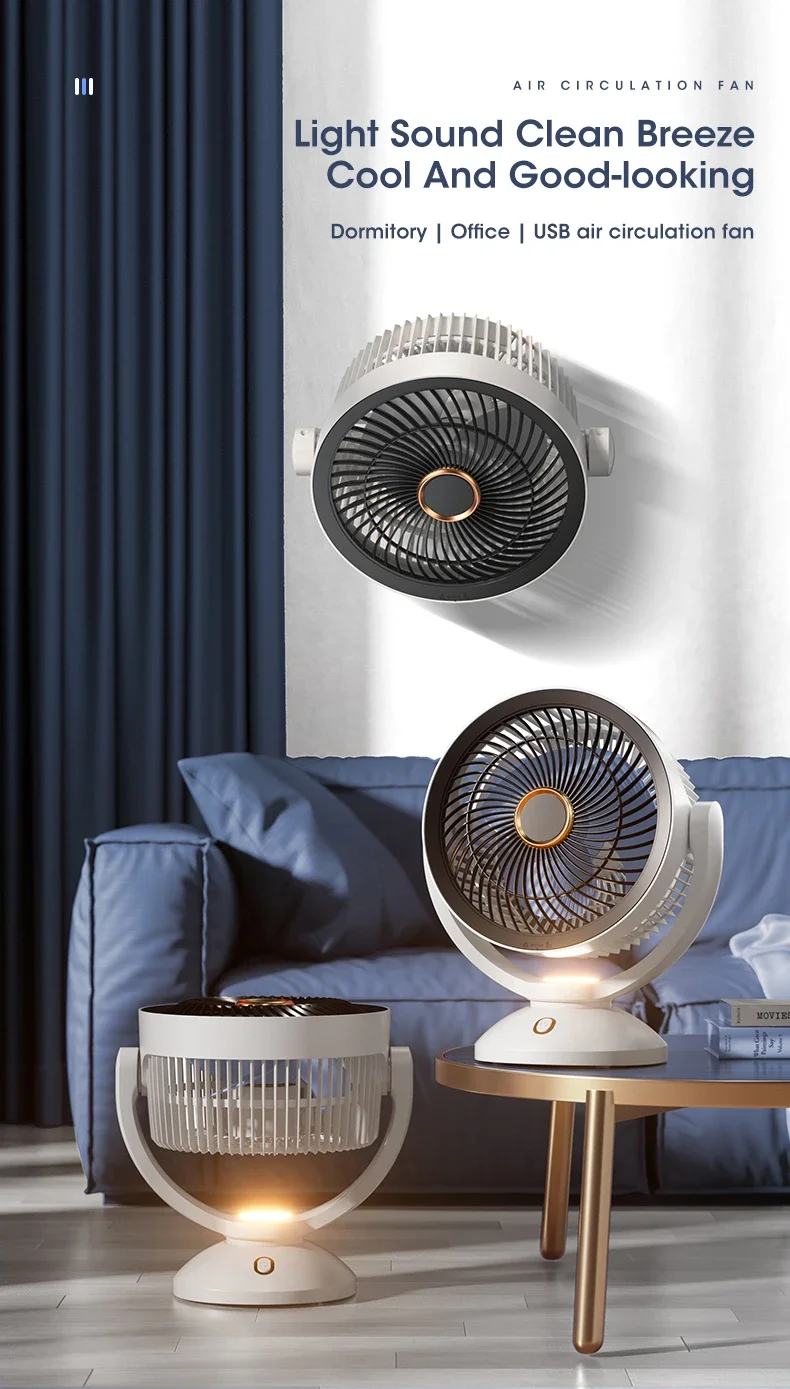 Description Picture 4 of itemAir Conditioner Fan Portable Desktop Camping Mini mobile Silent Usb Cooling Appliances Rechargeable Household Free Shipping