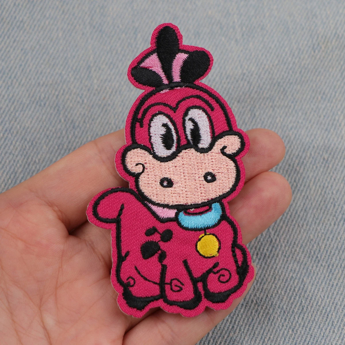 Cartoon Dinosaur Patches On Clothes Cute Embroidered Patches Creative Animal Badges Iron On Patch DIY Clothing Accessories