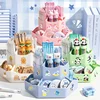 360-Degree Rotating Desk Organizer - Large Capacity, Multi-Functional Storage for Office Supplies, Cosmetics, Pens & Markers - I 1