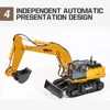 HUINA 1/16 RC Truck RC Excavator 2.4G Radio Controlled Car Caterpillar Tractor Model Engineering Car 11 Channel Toys For Boys 5