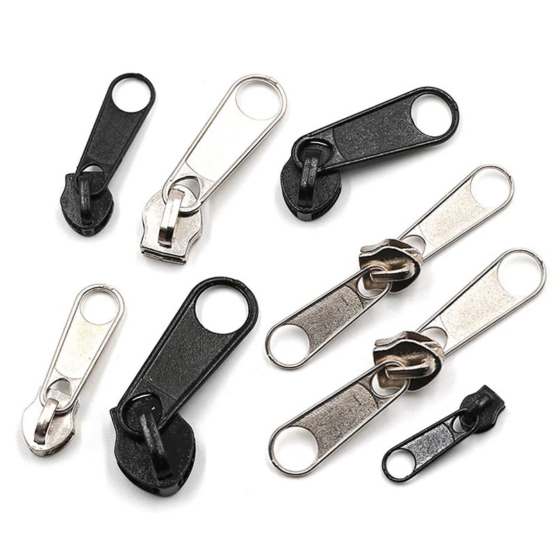Double Sided Nylon Zipper Slider Double Sided Zipper Head Nylon Sewing Accessories Zippers