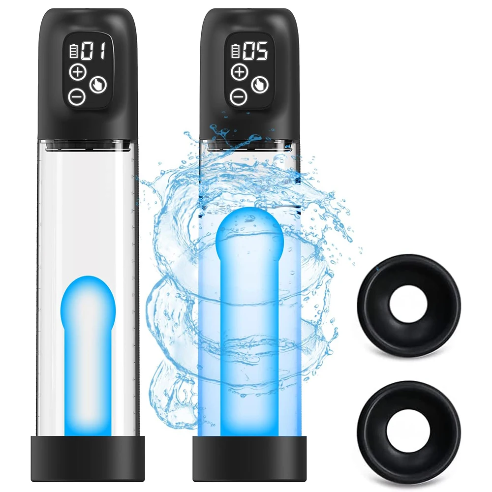 

Electric Penis Water Pump Rechargeable Automatic Male Enlargement Erection Extend Men Cock sucking Penis Enlarge Pressure Device