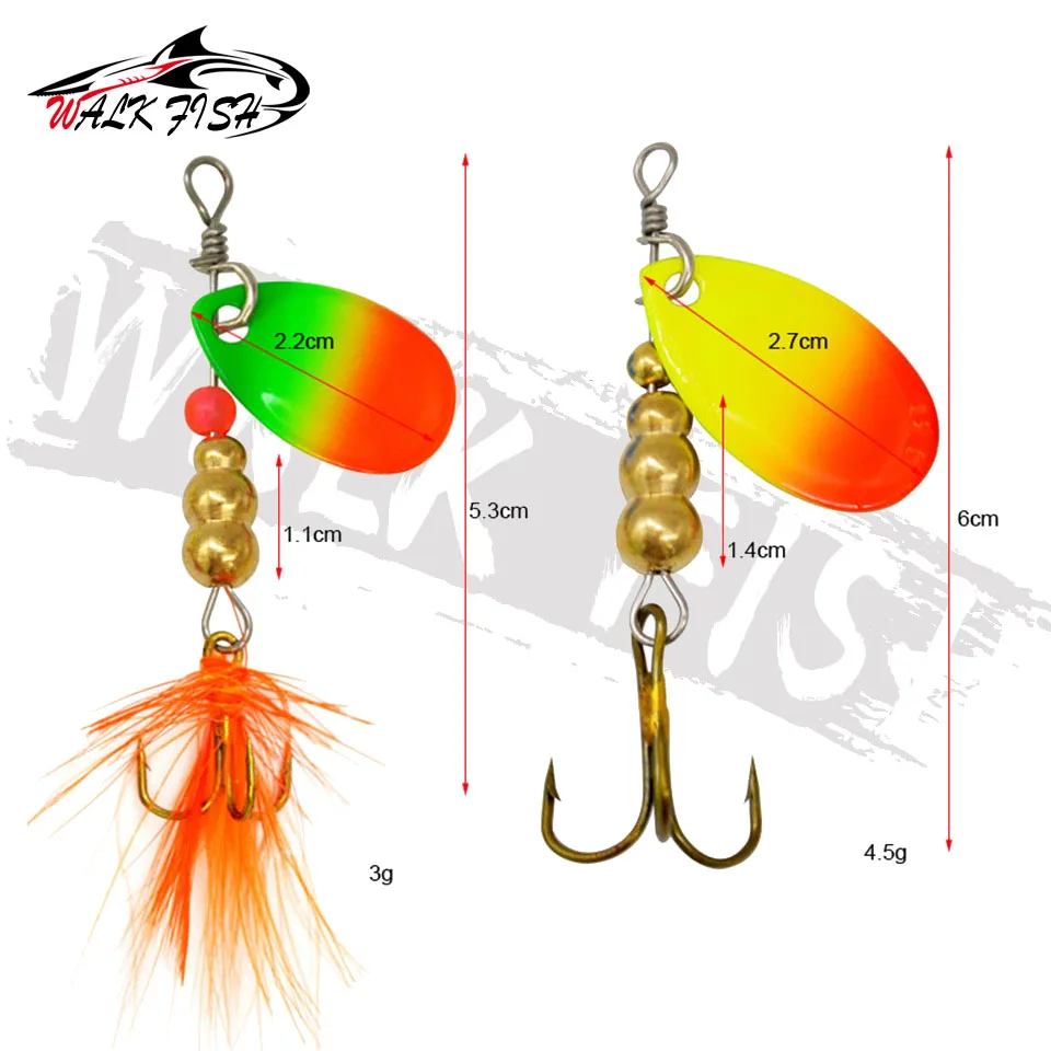 1pcs/lot Metal Fishing Lures Spinner Spoon 7g 10g Bass Hard Bait