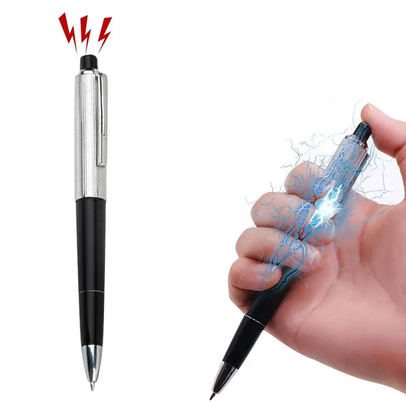 Electric Shock Pen Toy Utility Gadget Gag Joke Funny Prank Creative Trick Novelty Friend's Best Classic Gift 5 x joke cockroach bug funny prank novelty life like fake plastic toy trick new