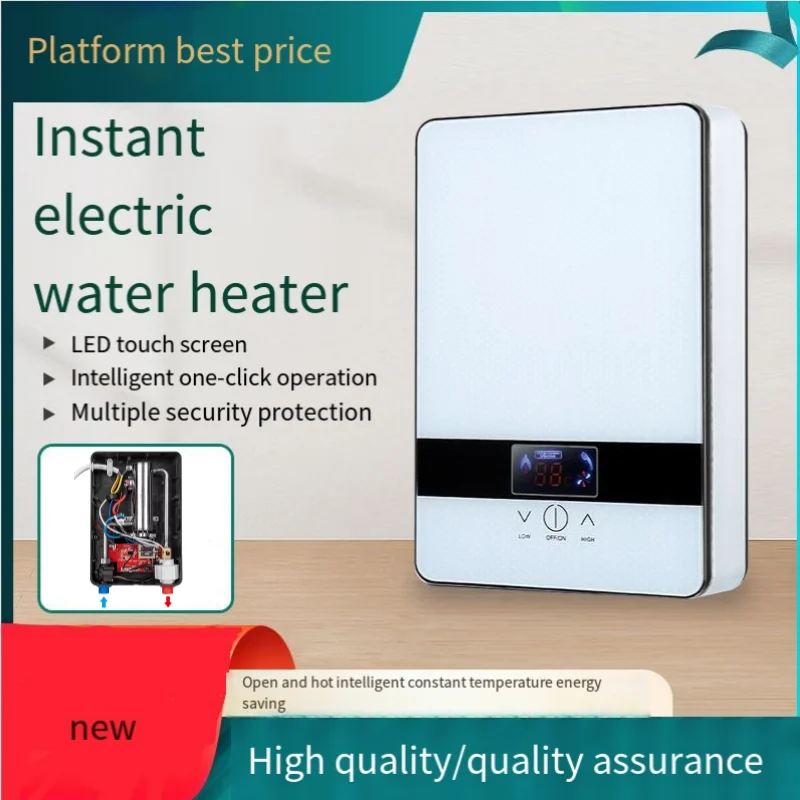 Bathroom heating instant constant temperature flow heater kitchen hot water shower water instant electric heater 6500W electric water heater