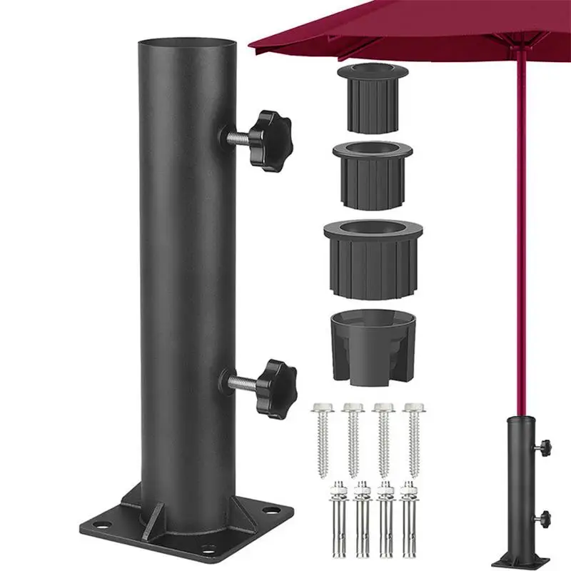 

Deck Umbrella Mount Heavy Duty Outdoor Umbrella Stand Grade Umbrella Base Adjustable Patio Umbrella Holder Stand For Dock