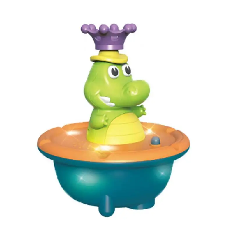 

Fountain Crocodile Baby Bath Toys For Toddlers Spray Water Sprinkler Light Up Bathtub Toy For Boys Girls Kids