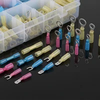 ชุดขั้วต่อสายไฟแบบหดด้วยความร้อน 480 ชิ้น ชุดขั้วต่อไฟฟ้าแบบกันน้ำ ขั้วต่อแบบต่อประกบ ขั้วต่อแบบสเปด ขั้วต่อแบบแหวน ขั้วต่อแบบประกบ 3