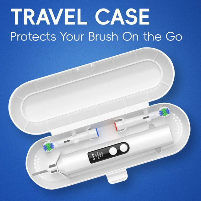Smart Rotating Electric Toothbrush, 4 Modes Rechargeable Rotary Toothbrush with 6 Heads, Compatible with Oral B Replacement Head 4