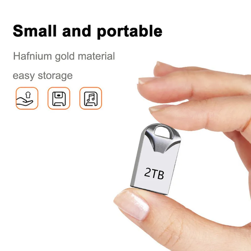 

Флэш-накопитель USB 2,0, водонепроницаемый, 2 ТБ